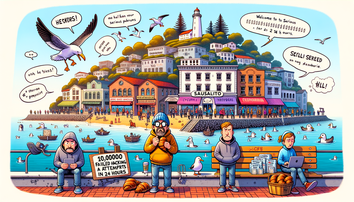 Sausalito's Dodgy Data Day: When Hackers Came Knocking (and Tripped Over Strong Passwords)