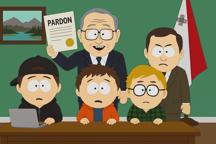 Malta Cabinet: To Err is Human, To Hack? Presidential Pardon!